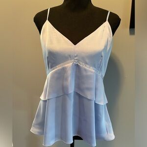 Banana Republic- Dressy pale blue tiered top.